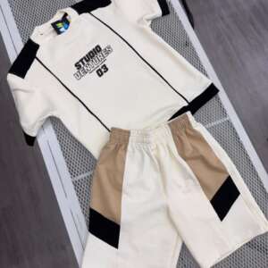 Conjunto Oversize estampado y bordado